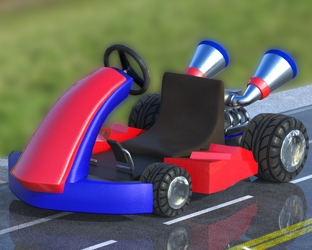 Kart racing game in Unity3D